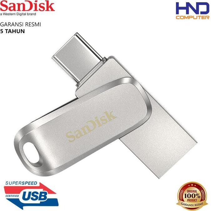 Flashdisk Sandisk Ultra Dual Drive Luxe Type C 32GB - SDDDC4-32G-G46