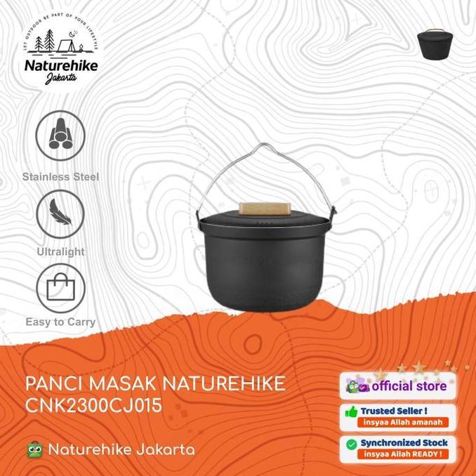 Panci Nesting Nasi Shouxi Camping Masak Naturehike Cnk2300Cj015