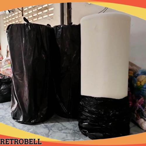 COD Spons busa tebal 5mm spon jilbab sajadah busa skyfoam Bubble Wrap Packing kardus warna putih-teb