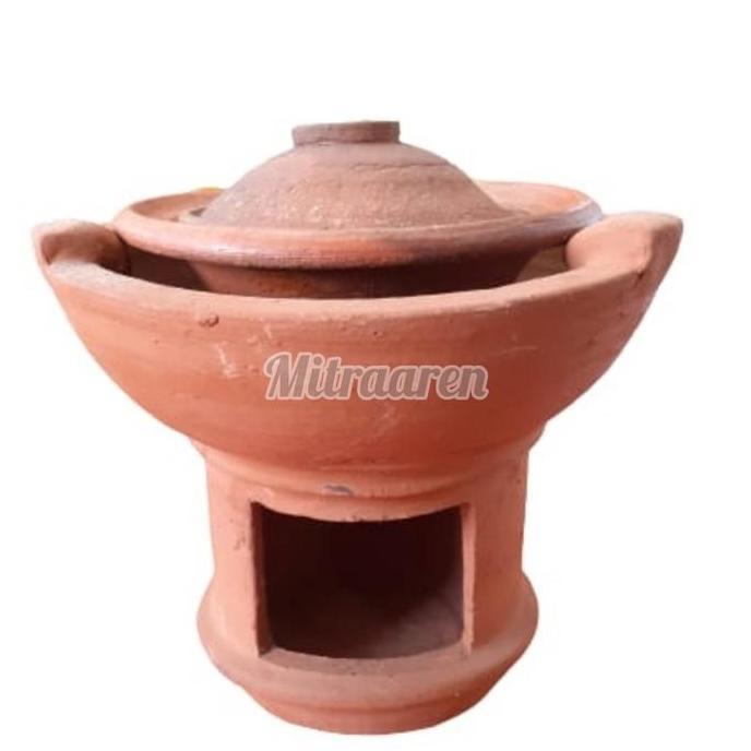 Angli Tungku Angkringan Gerabah Tanah Liat Tradisional Besar YAN