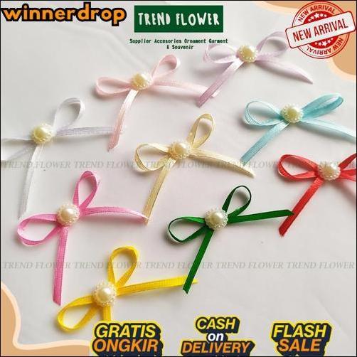 New [PER LUSIN] Pita kecil Satin 1/8 inch plus monte kecil PER LUSIN pita hiasan souvenir hampers pi