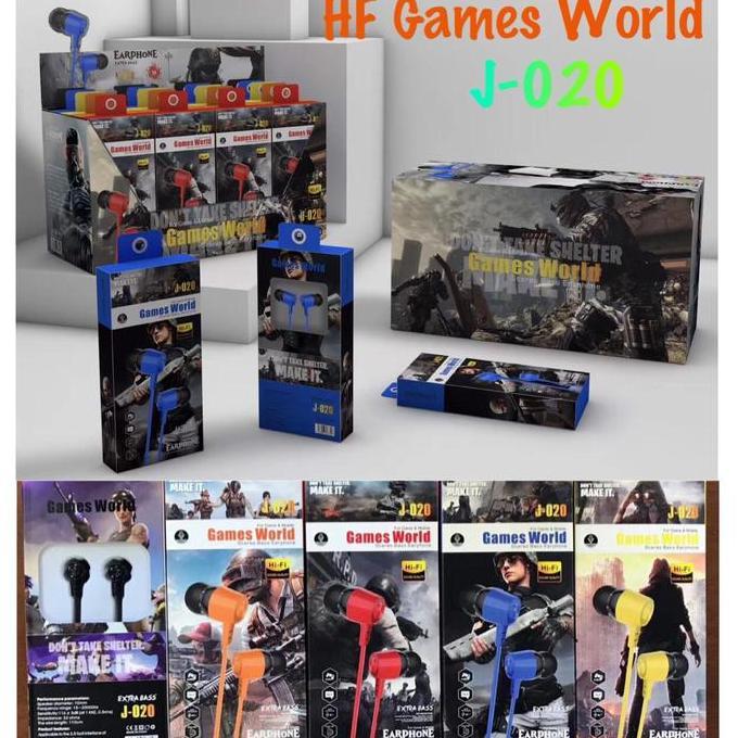 headset game world handsfree hf earphone game world