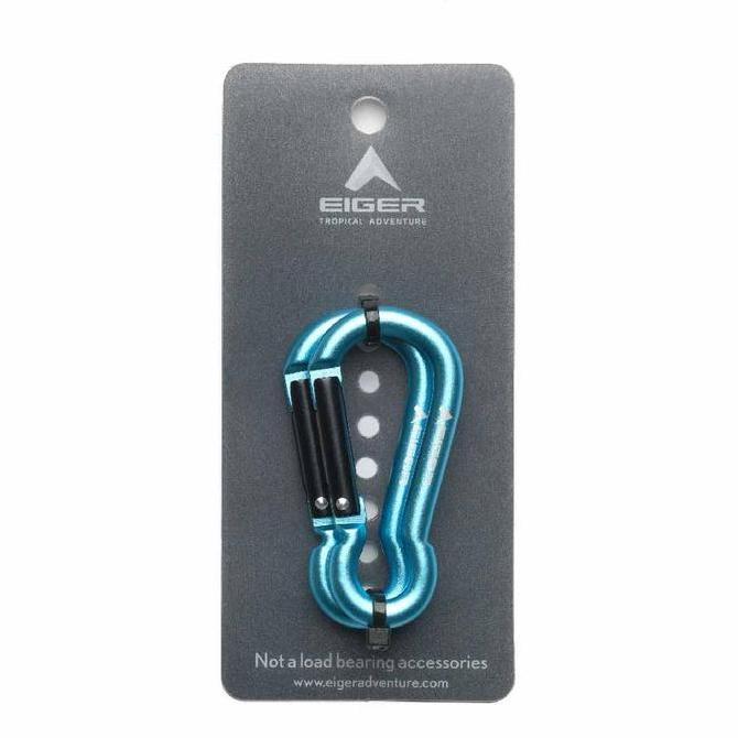 Eiger 6 Mm Pear Shape Carabiner 2 Pc Keychain