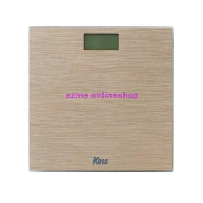 Krisbow Timbangan Badan Digital Champagne_Timbangan Badan Recharge