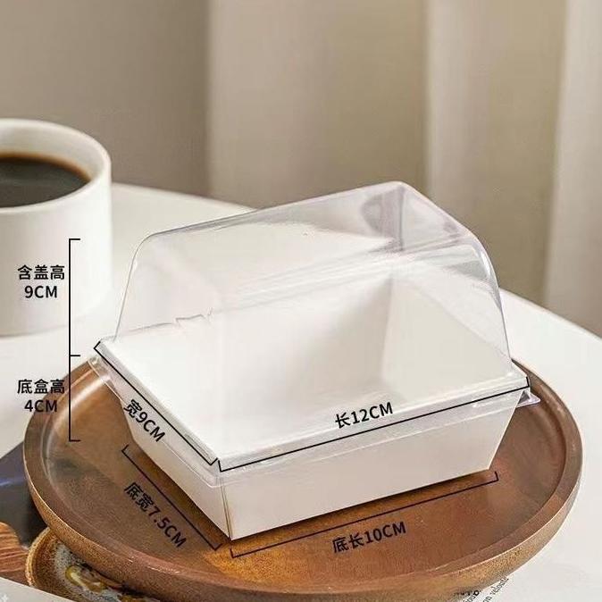 10pcs - PREMIUM paper box kue kotak box mika tray cake kue dessert slice cake