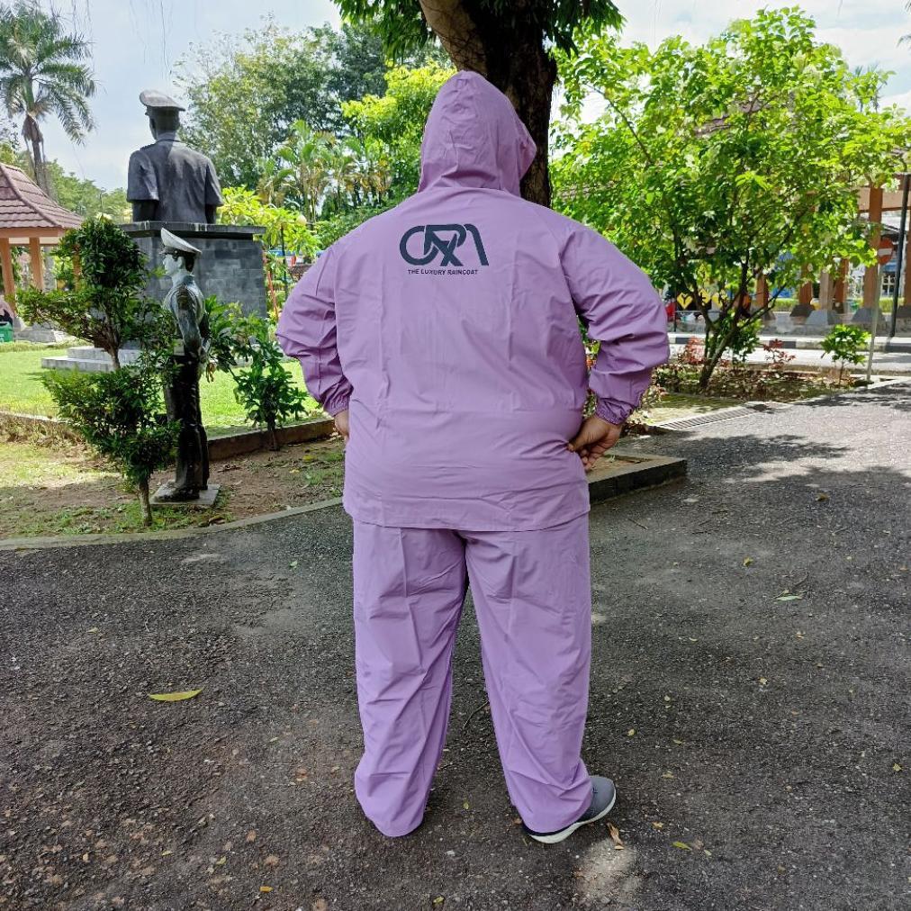 Jas Hujan Super Jumbo by ORA pvc Tebal Kuat Tahan Lama Jas Hujan