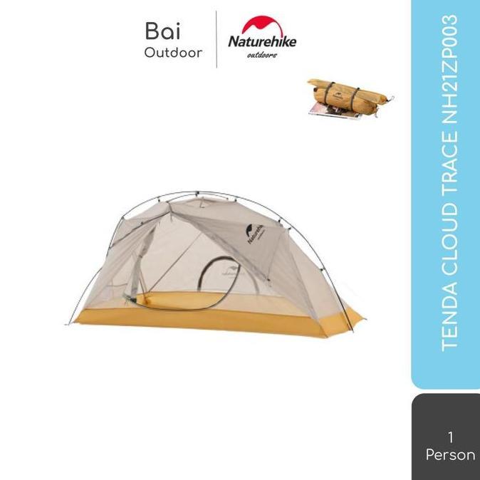 Tenda Cloud Trace Ultralight 1 Orang Camping Naturehike Nh21Zp003