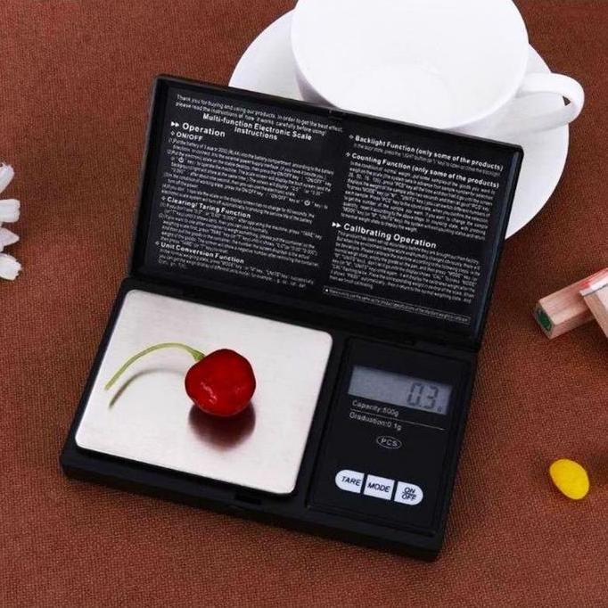 Timbangan Digital 200 Gram Akurat 0.01 Mini Emas Berlian