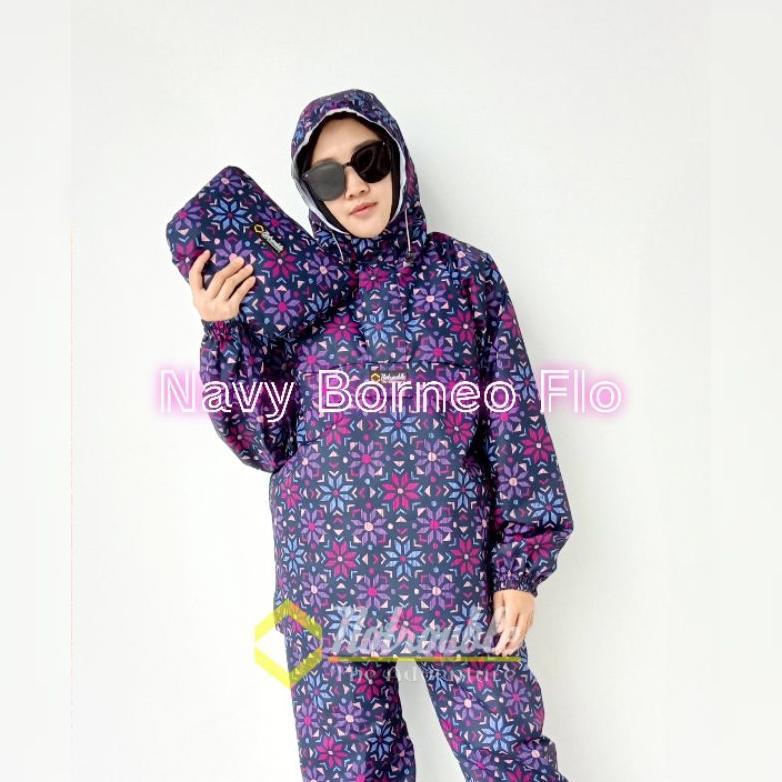 Jas Hujan Motif / Notrouble Raincoat Motif Bahan Taslan Ballon Premium Quality Jas Hujan