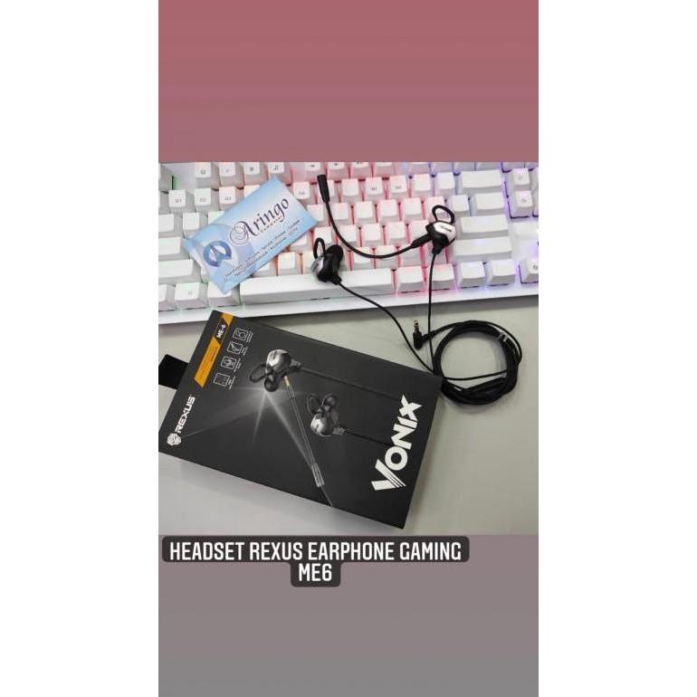 Headset Rexus EARPHONE GAMING ME6