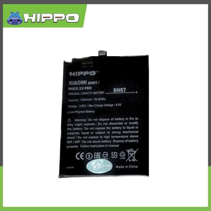 Hippo baterai POCO X3 PRO BN57 5160MAH