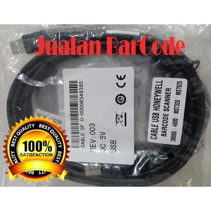 DB146 - KABEL / CABLE USBHONEYWELL | METROLOGIC 3800G | 4600 | MS7320 | MS7625