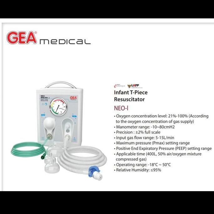 Infant T Piece Resuscitator Neopuff Breath