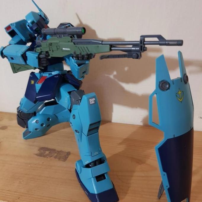 Bandai MG 1/100 GM Sniper II 2 (rakit) no RX 78 2 zaku