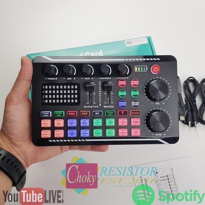 Paket Microphone Kondenser Taffstudio LGT240 Plus Soundcard