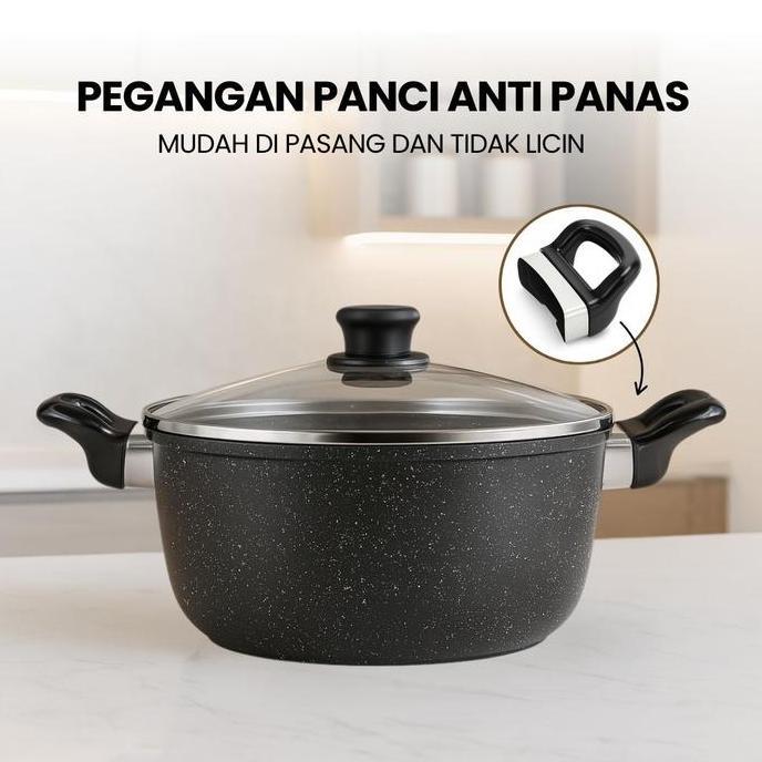 COD Kuping Panci Handle Wajan Pegangan Samping Gagang Presto Pengganti Praktis Tahan Panas
