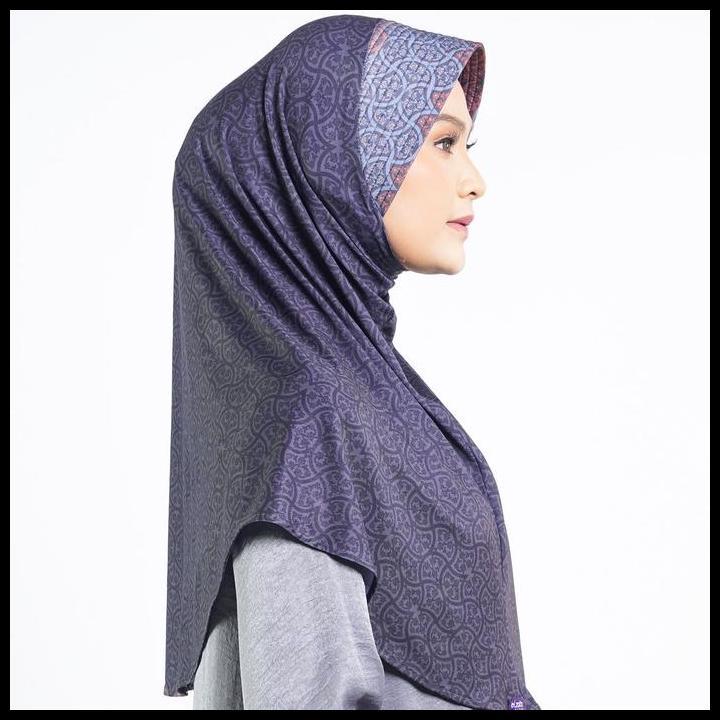 Hijab Instan Motif Elzatta Zaria Casual Al - Maturidi 100% Original