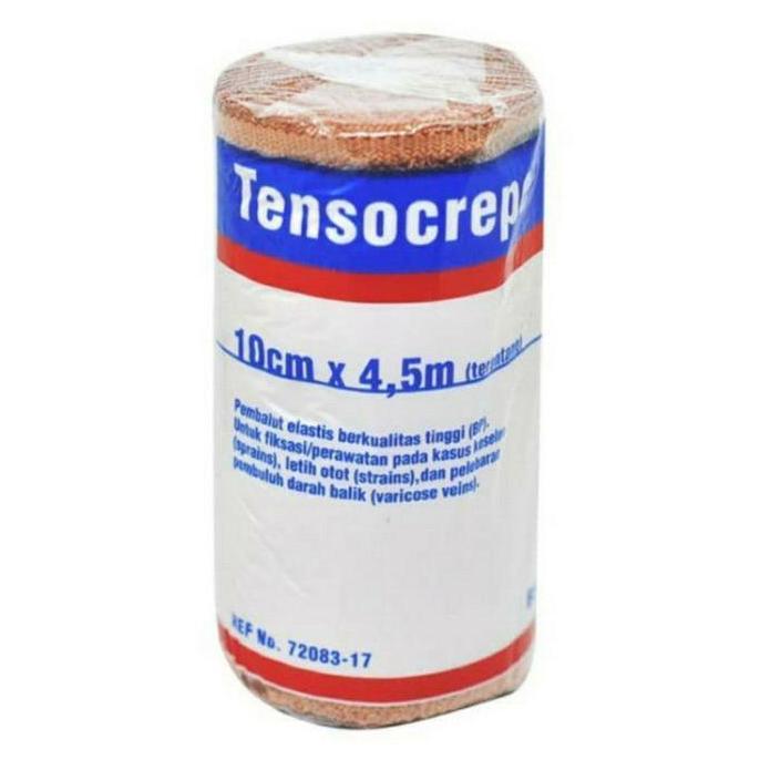 tensocrepe 10cm x 4,5m / perban elastis / perban coklat / perban kain AUL