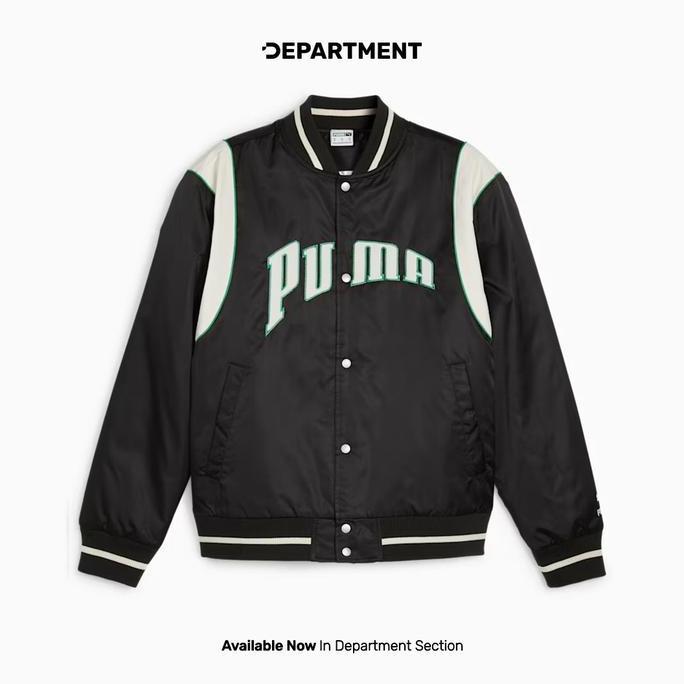Jaket Pria PUMA TEAM VARSITY 62369101 ORIGINAL TS