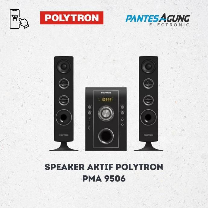 SPEAKER AKTIF POLYTRON PMA 9526 KARAOKE / RADIO FM ORIGINAL DAN TERPERCAYA