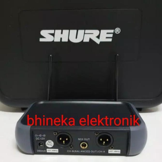 Mic Wireless Shure PGX242 / PGX 242 2bh mic pegang + koper pgx242 Original