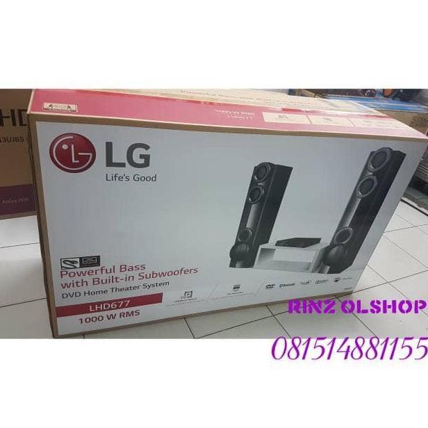 HOME THEATER LG LHD-677 POWERFUL BASE WITH SUBWOOFERS 4.2CH BLUETOOTH ORIGINAL DAN TERPERCAYA