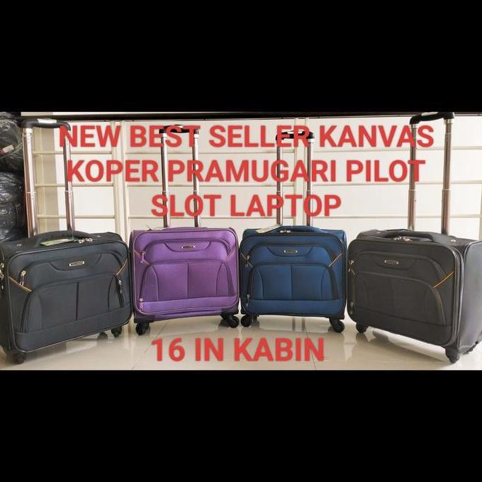 KOPER KABIN KAIN 14 INCHI POLO CLASSIC USB PORT MODEL PRAMUGARI ORI