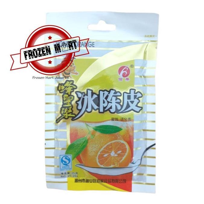 ~~~] BAI GUO Manisan Kulit Jeruk Madu / Kulit Jeruk Kering Rasa Madu 25 Gr