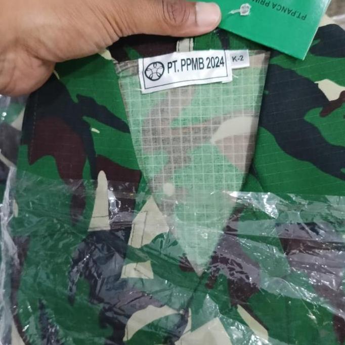 Baju PDL TNI AD Pembagian Terbaru Merk Siritex & PT Panca Prima