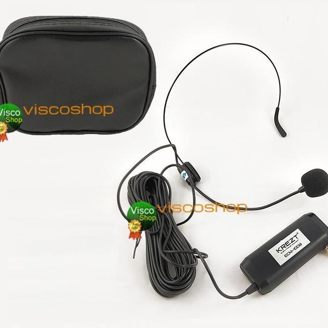 Microphone Headset bando condenser electret mic dengan kabel panjang 10 meter Original