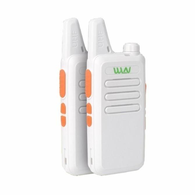 Walkie Talkie Sepasang WLN KD-C1 HT UHF Putih handy talkie Lengkap Original