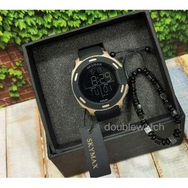 DR61>> Jam tangan ORIGINAL Water resist 100% SKYMAX 1817G COUPLE