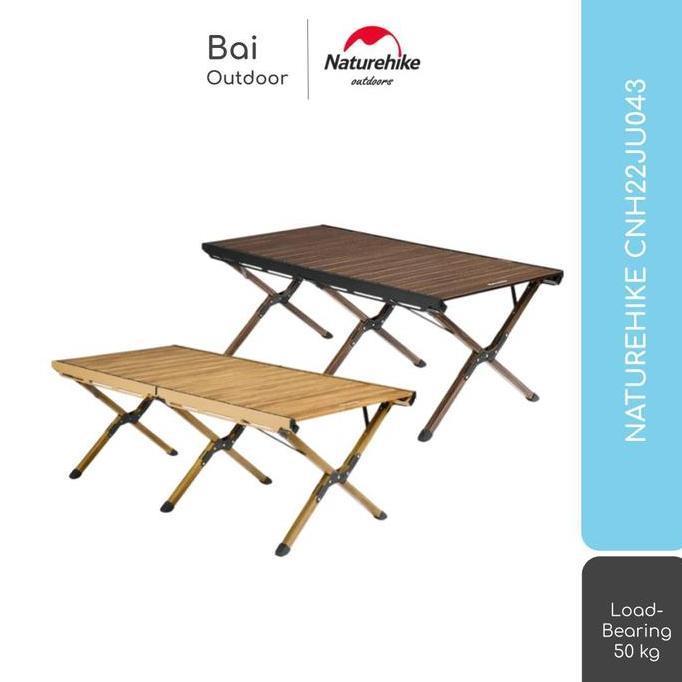 Meja Lipat Aluminium Portable Camping Outdoor Naturehike Cnh22Ju043
