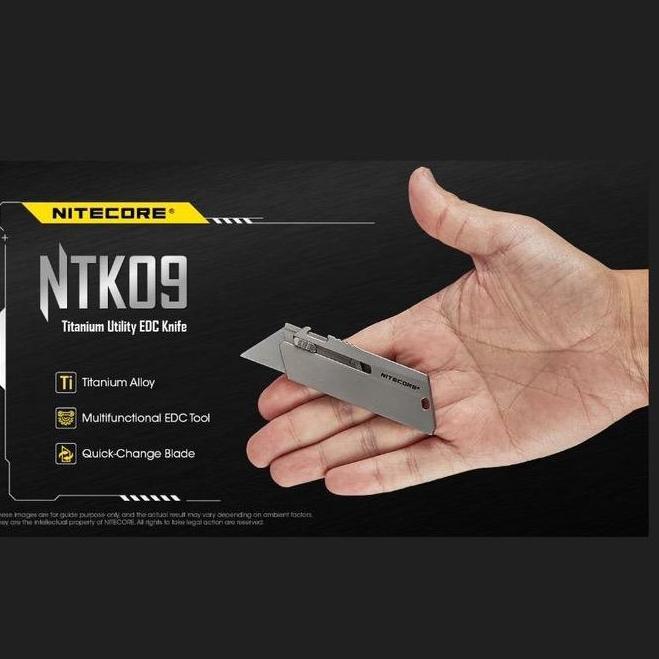 Nitecore Ntk09 Titanium Utility Edc Knife