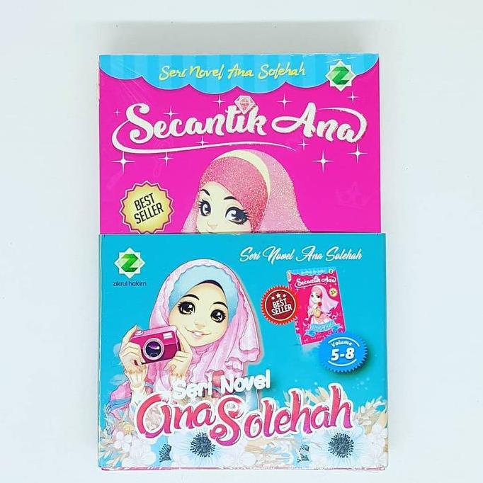 Buku Cerita Anak Islami - Paket Novel Grafis Ana Soleha 5-8 (4 Buku)