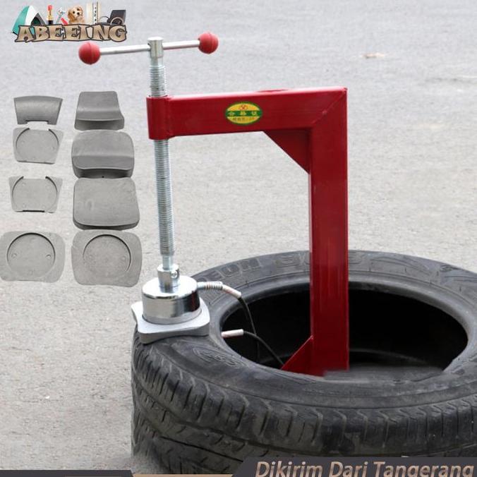 Alat Tambal Ban Listrik Dua Tungku Mesin Kompor Tambal Ban Listrik ABD