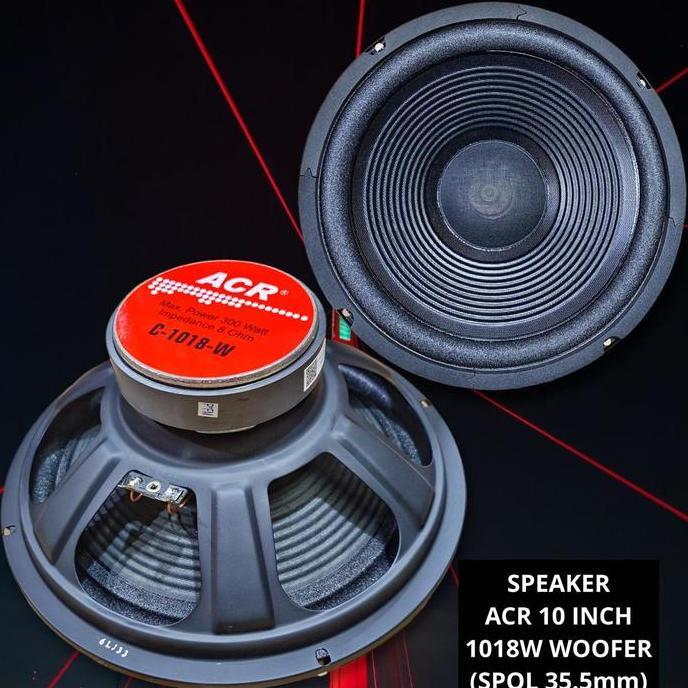 @@@@] Speaker ACR 10 Inch 1018W Woofer 1018 W Bass