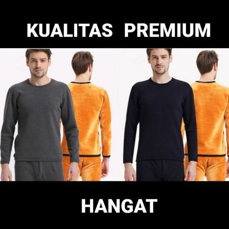 Long john Pria / long john / longjohn / long jhon / longjon / thermal inner / pakaian musim dingin L