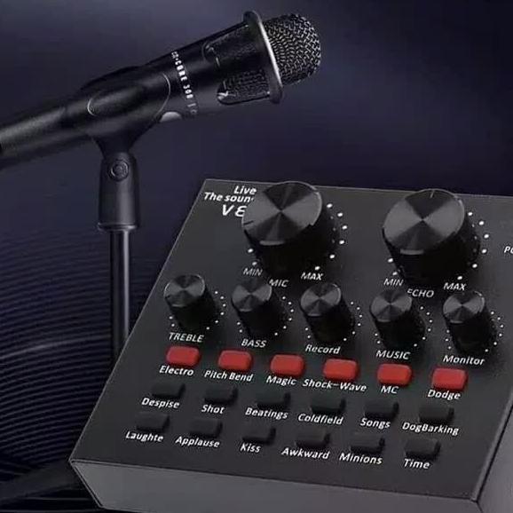 Mixio Sound Card V8 Mixer External Soundcard V8 Usb Audio