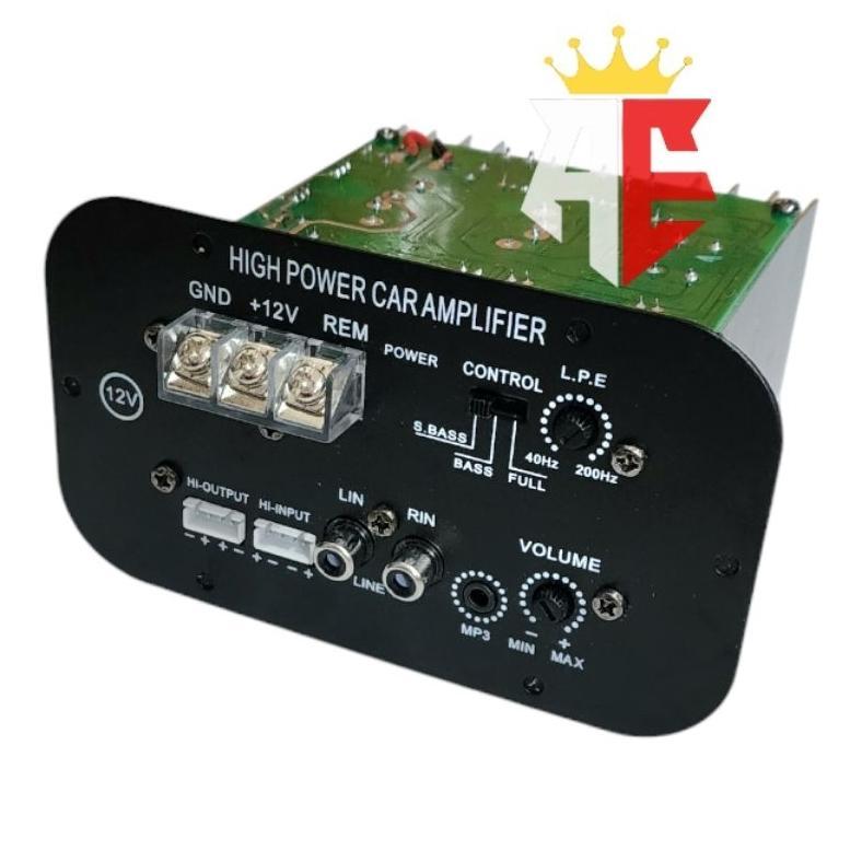 Iqr-914 Kit Power Amplifier Subwoofer Mobil Monoblok