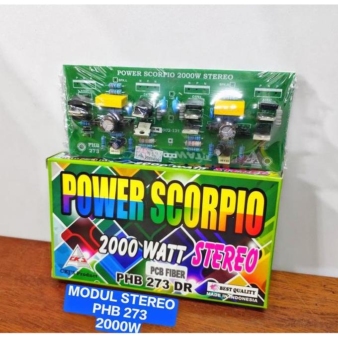 =====] Kit Driver Power Stereo Scorpio PHB273 PHB 273 2000W Modul Amplifier
