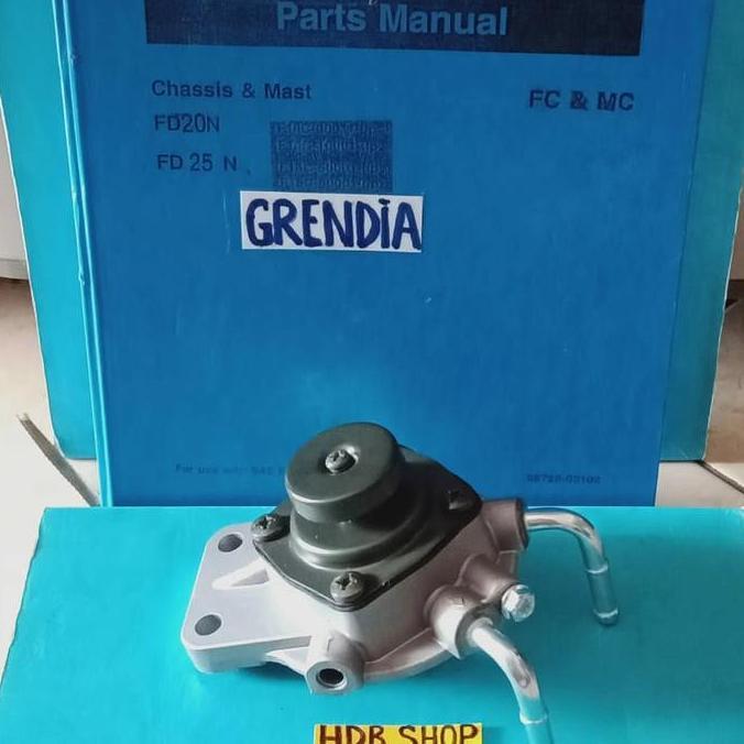 POMPA SOLAR FORKLIFT MITSUBISHI S4S GRENDIA FD 20/25/30N (34462-01050) ORIGINAL DAN TERPERCAYA