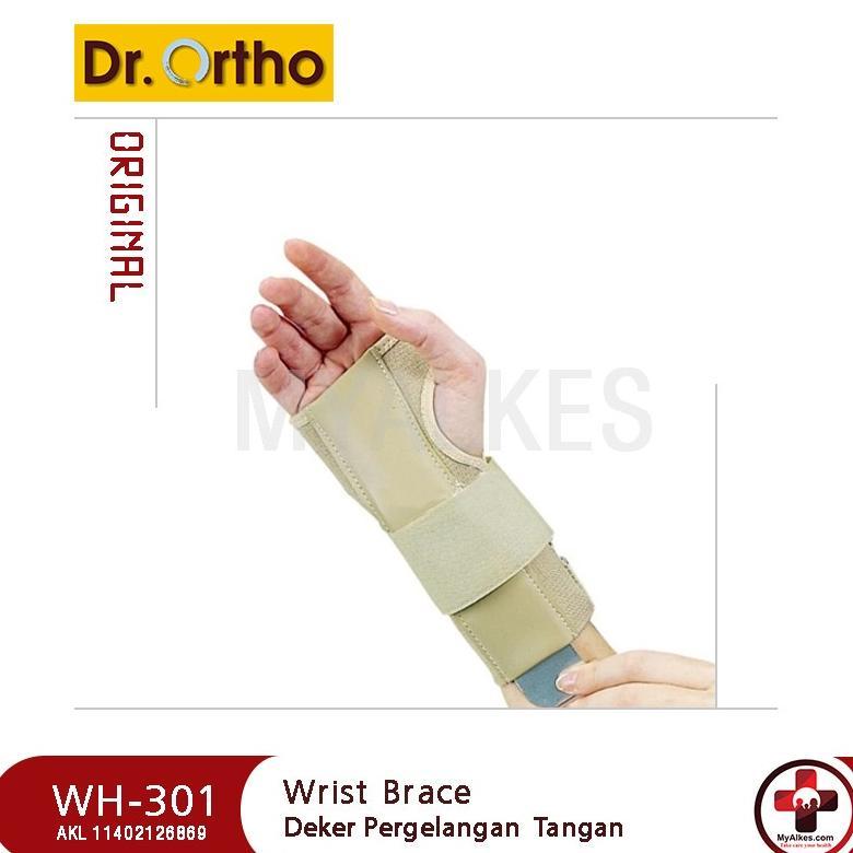 Deker Tangan / Wrist Brace Dr. Ortho WH-301 Terapi Carpal Tunnel Syndrome alat bantu cedera dan disa