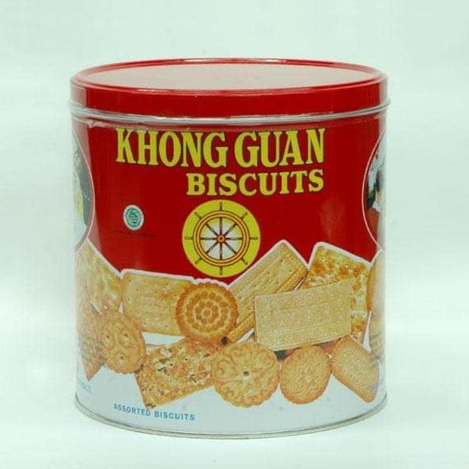 KHONG GUAN RED MINI 650 GRAM 1 KARTON 6 KALENG ARG