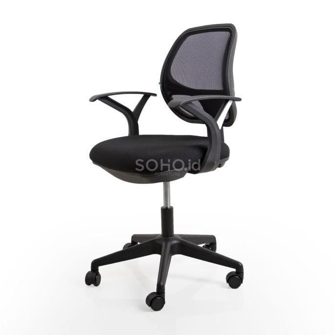 Terlaris Soho.id Decco Kursi Kantor Voxy 1 Black - Kursi SOHO - Working Chair