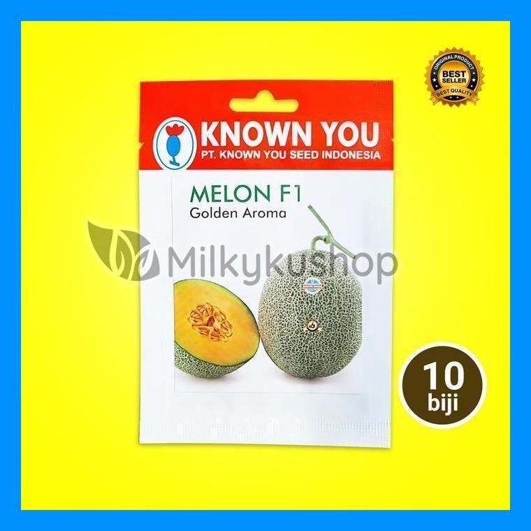 (Terbaru) Benih Kys Known You Seed Melon F1 Golden Aroma Kemasan Pabrik Bestseller