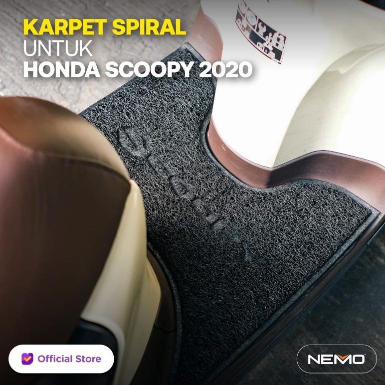 karpet spiral Scoopy fi 2020 hitam original merk nemo BEST