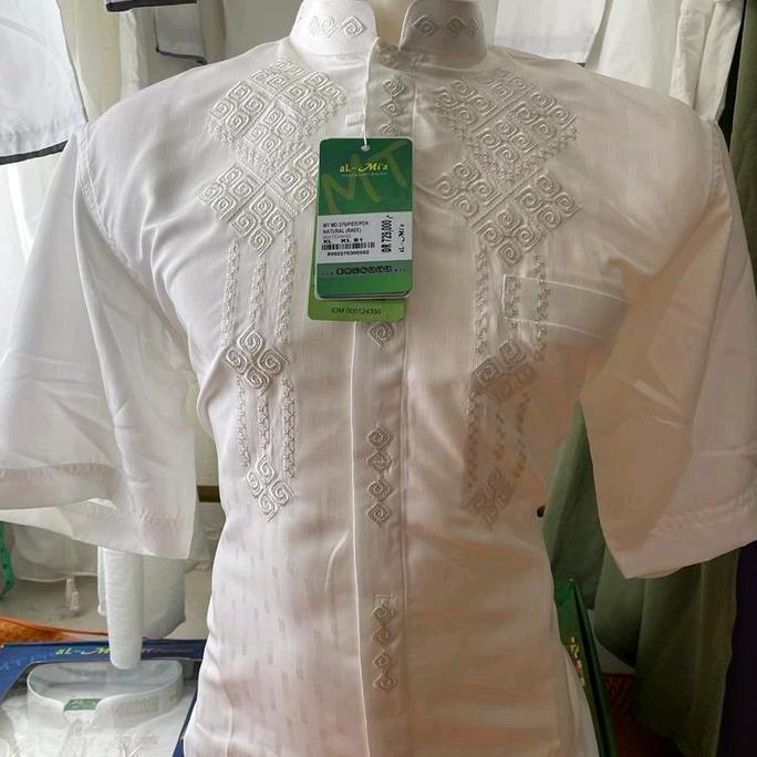 Promo BAJU KOKO AL MIA LENGAN PENDEK BERIKUT DUS COD