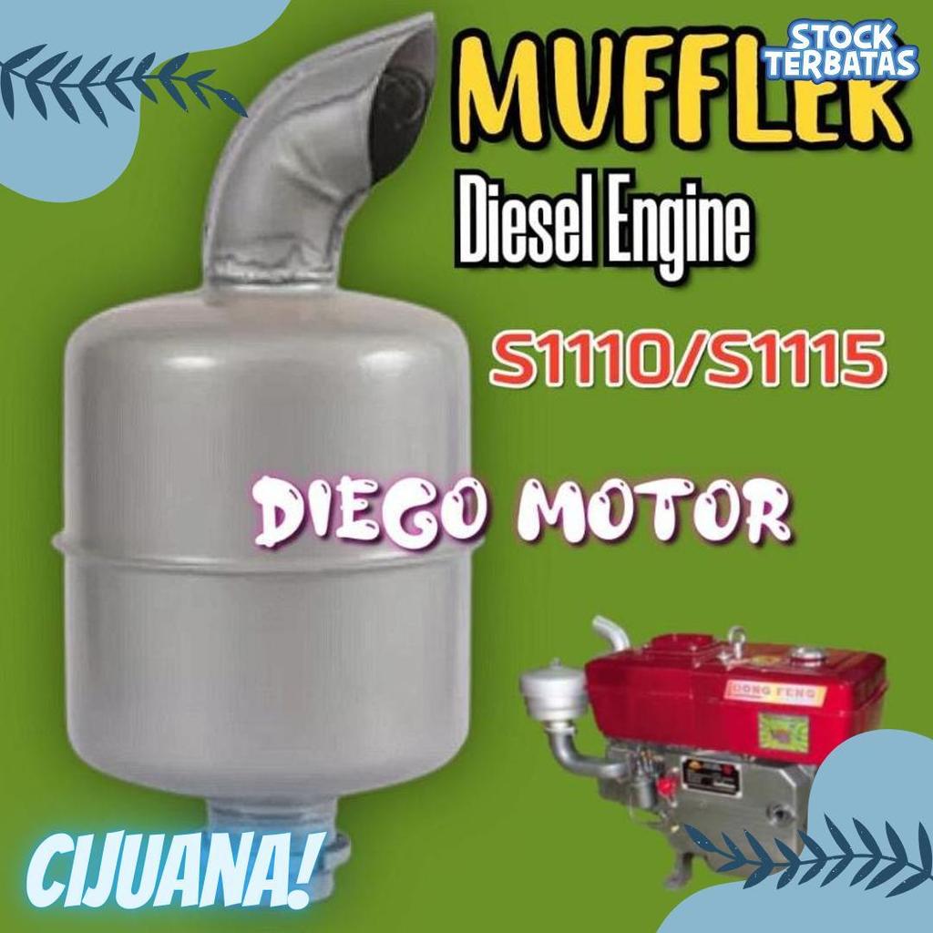 Cod S1110 S1115 Muffler Silencer Knalpot Mesin Diesel Dongfeng Jiangdong Shark Tian Li 20Hp 24Hp Rs0