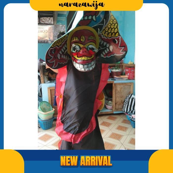 [Drs] Barongan Devil Anak Telon Dewasa Murah Kediri Sd Smp Full Set Kemul Barongan Biru Ukuran 21 Te